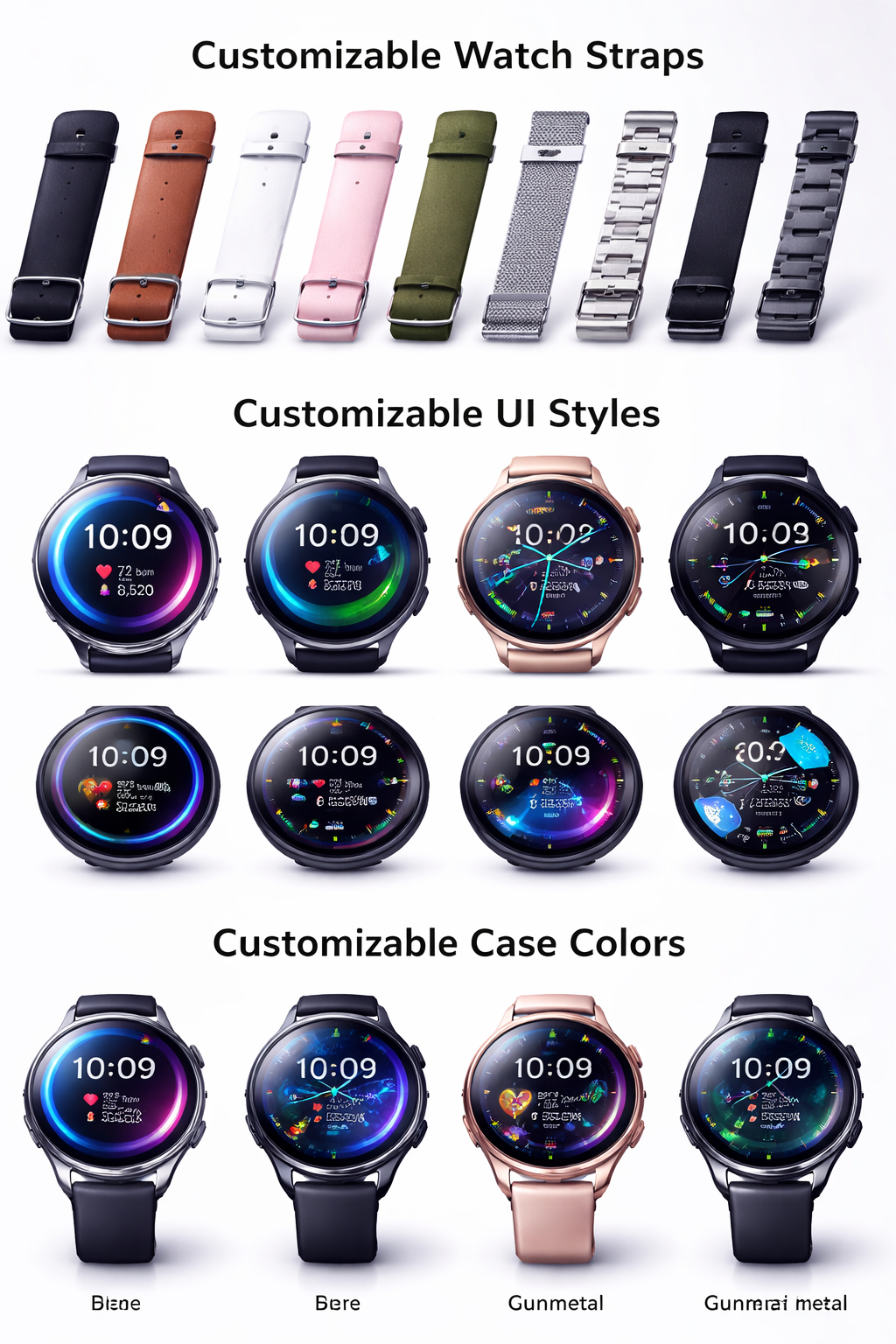 Customization options